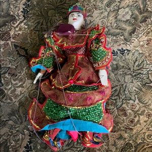 Thailand sequinned puppet new large